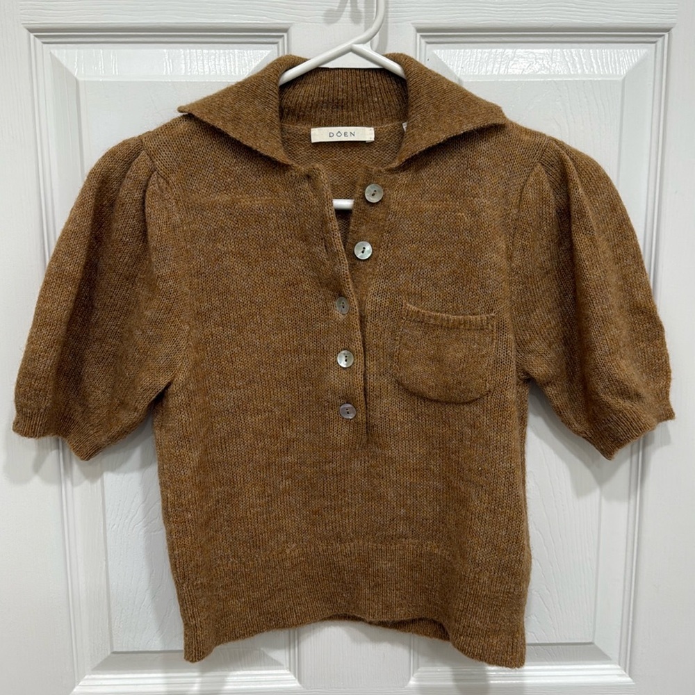 Doen Mila Henley XS Hazelnut